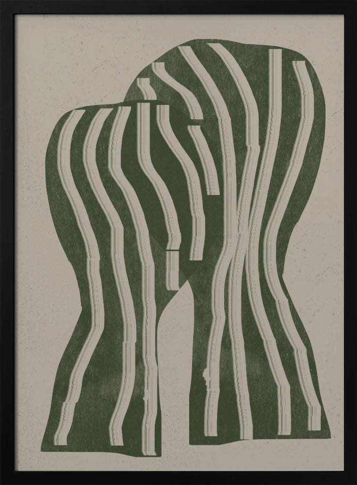 Geschwungene Streifen | Poster