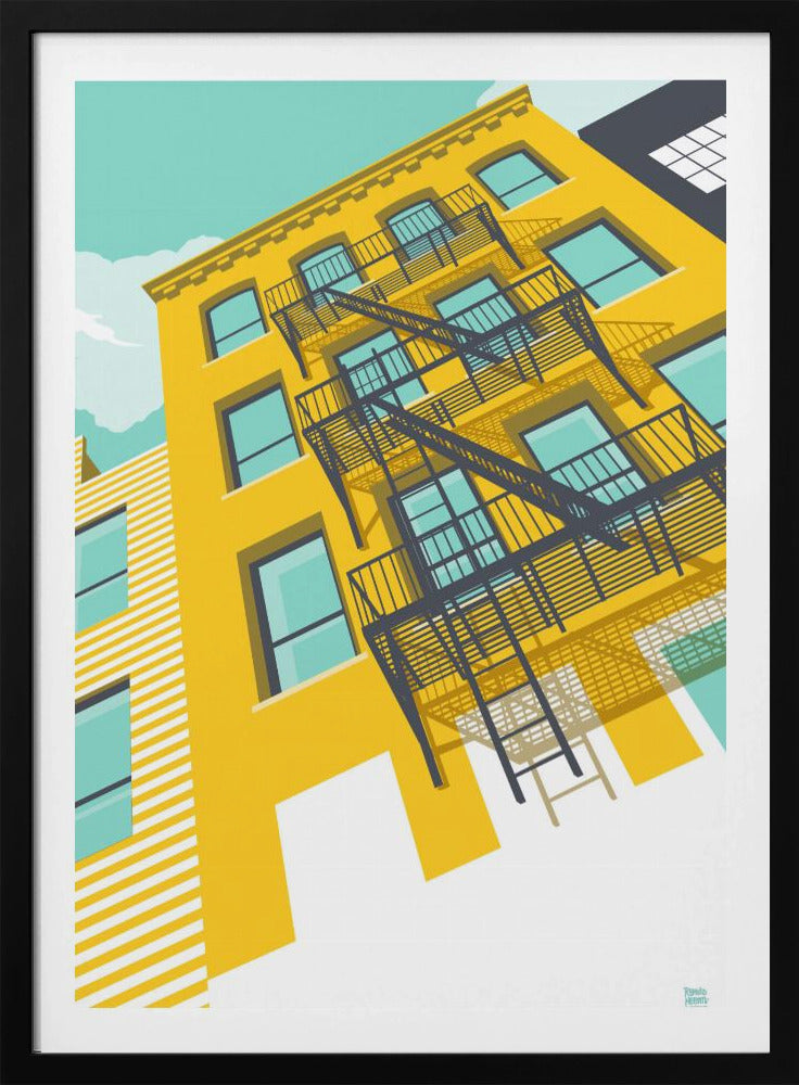 NYC Brooklyn Gelb | Poster