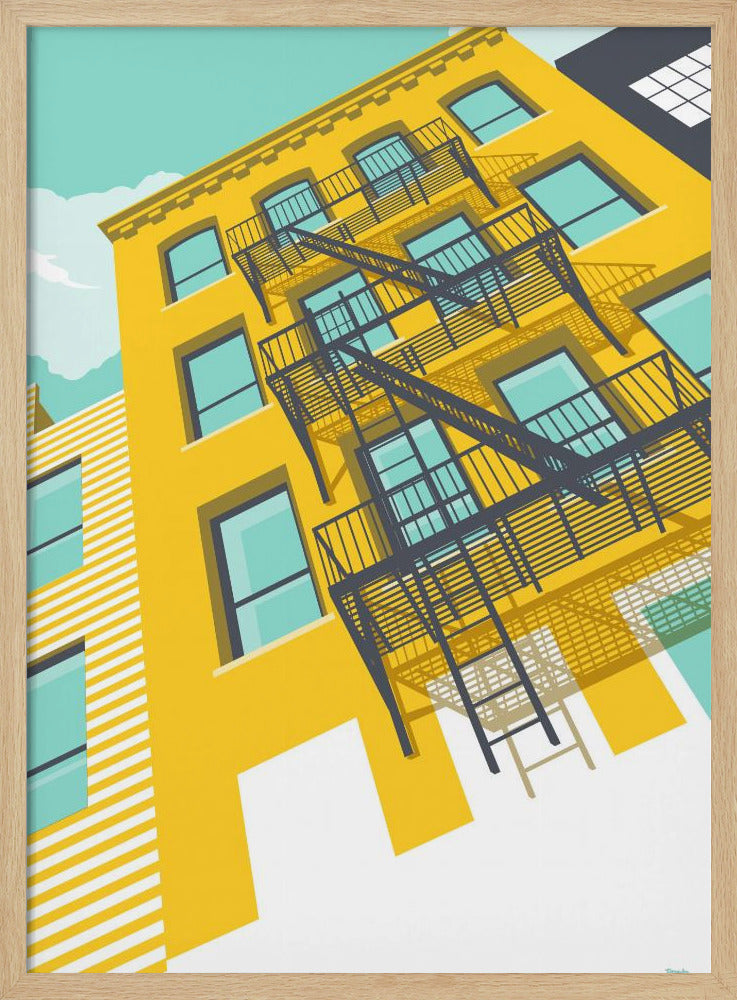 NYC Brooklyn Gelb | Poster