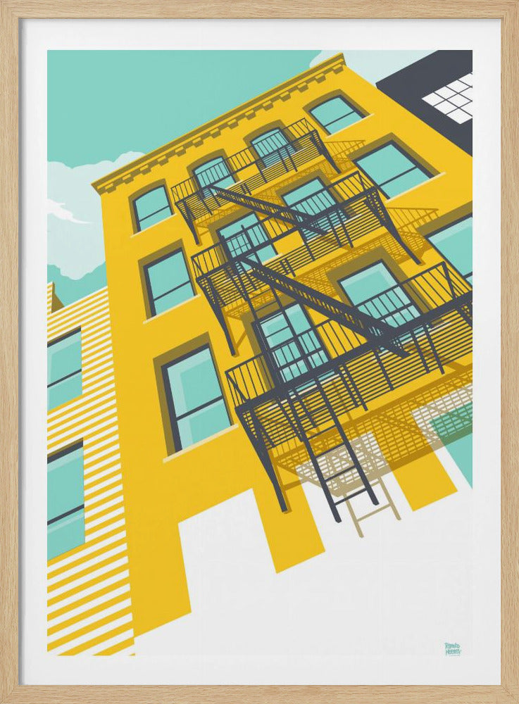 NYC Brooklyn Gelb | Poster