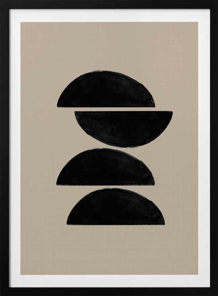 Gestapelte Hälften | Poster