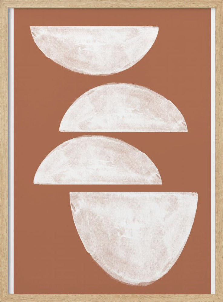 Gestapelte Hälften | Poster