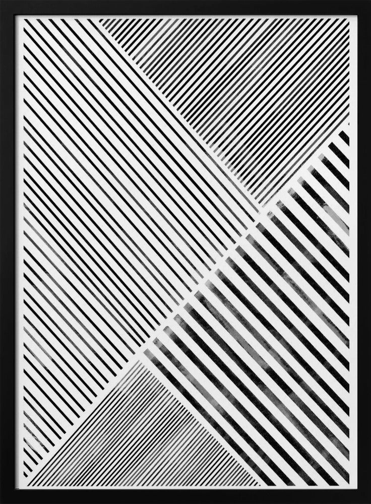 Diagonale Muster | Poster