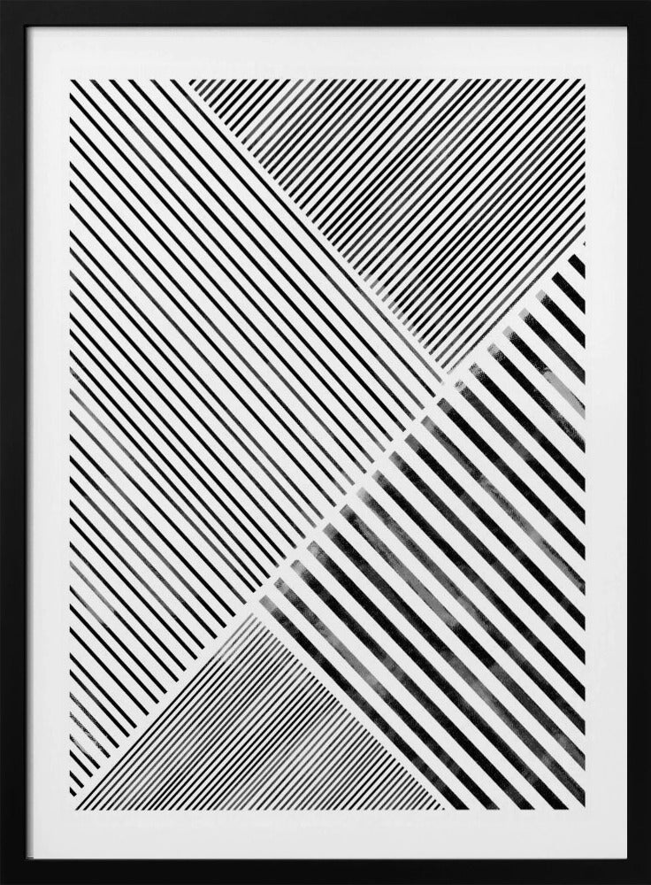 Diagonale Muster | Poster