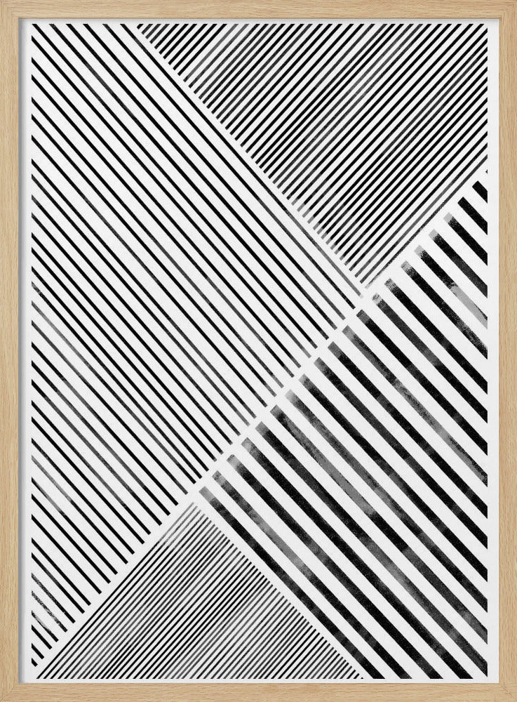 Diagonale Muster | Poster