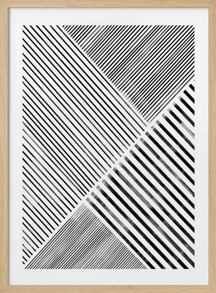 Diagonale Muster | Poster