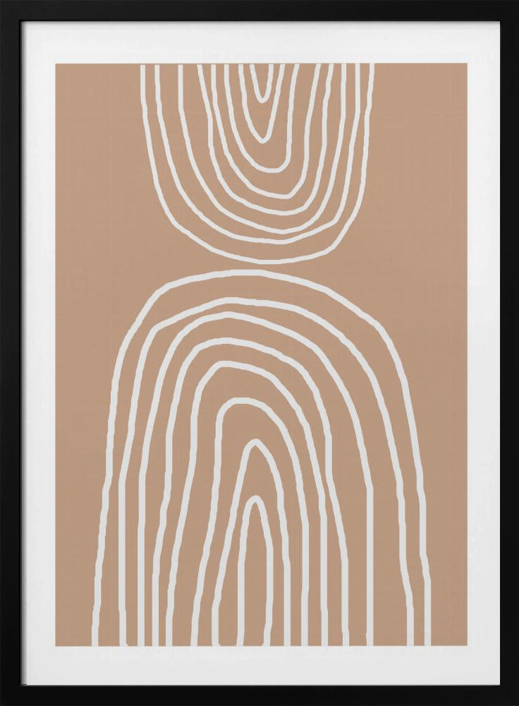 Erdige Schichten Harmonie | Poster