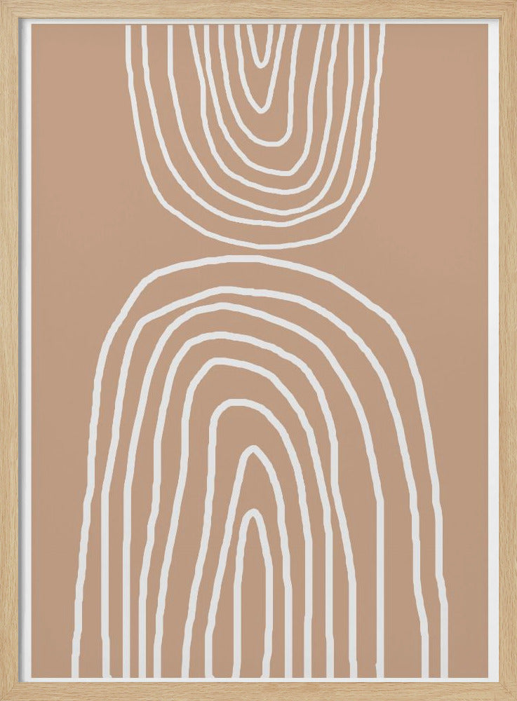 Erdige Schichten Harmonie | Poster