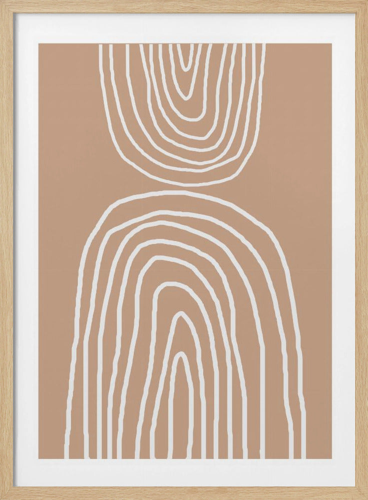 Erdige Schichten Harmonie | Poster
