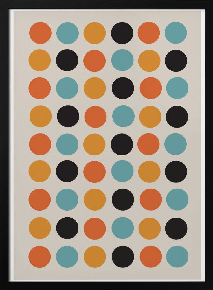 Retro Dot Delight | Poster
