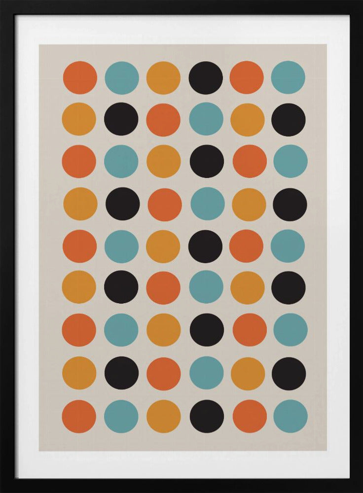 Retro Dot Delight | Poster