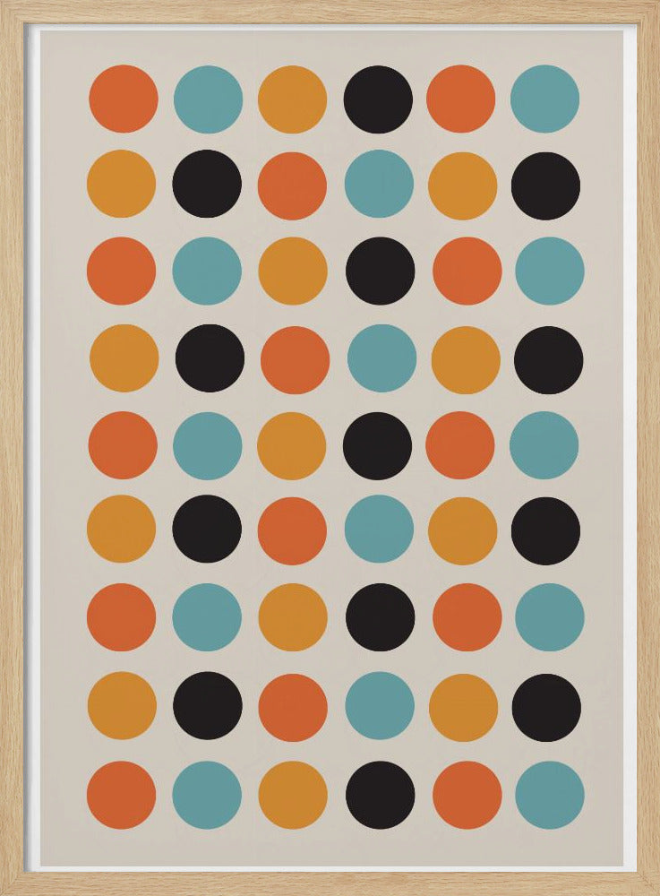 Retro Dot Delight | Poster