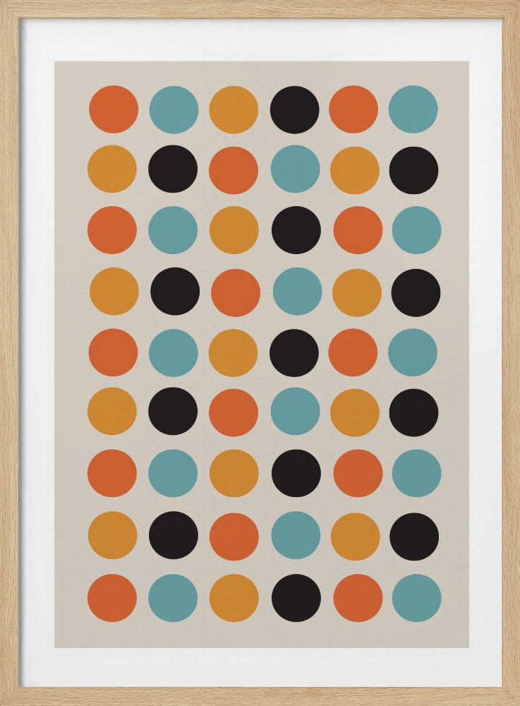 Retro Dot Delight | Poster