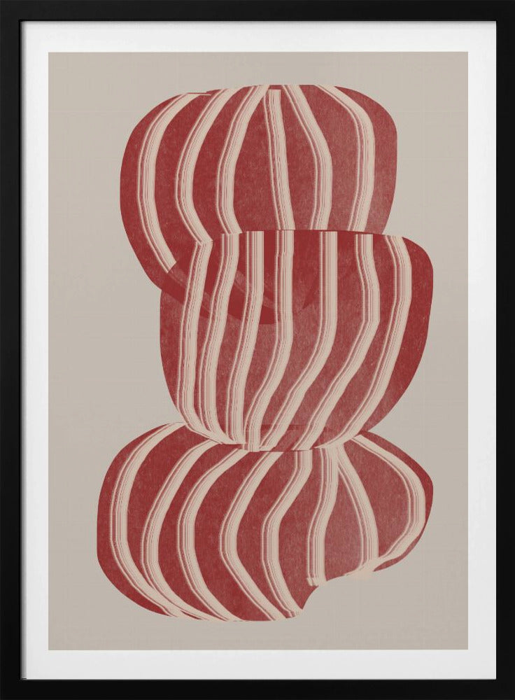 Gestreifte Balance | Poster