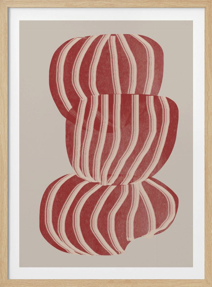 Gestreifte Balance | Poster