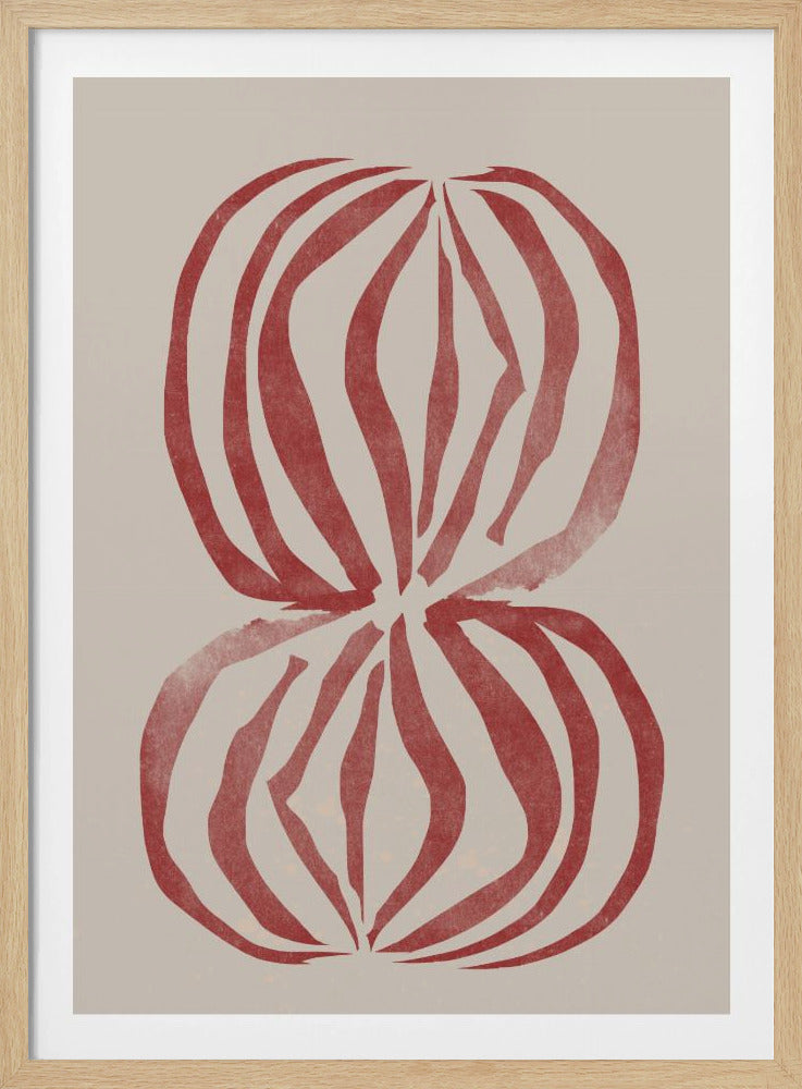 Purpurrote Echoformen | Poster