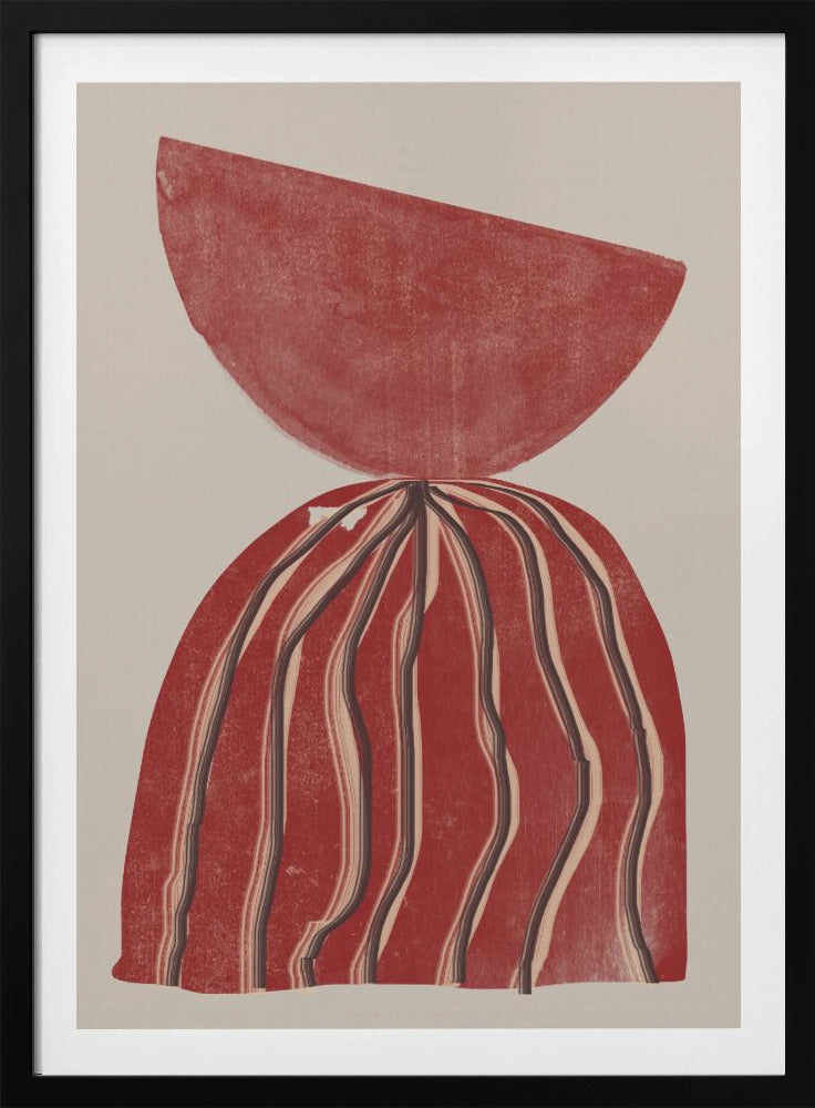 Purpurrote Silhouette | Poster
