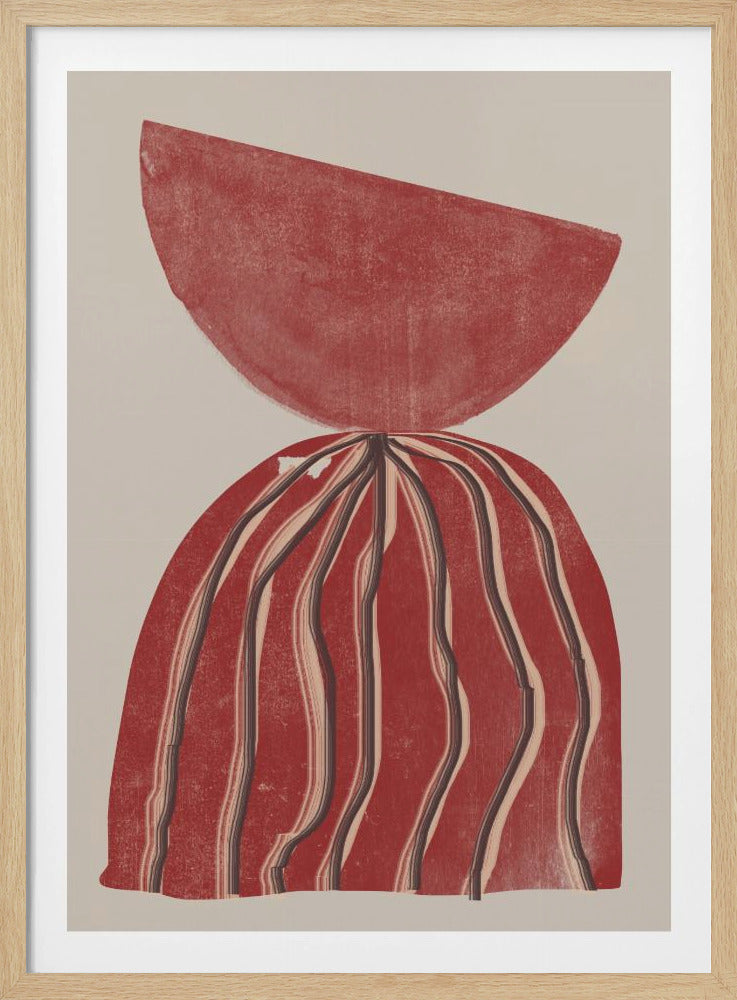 Purpurrote Silhouette | Poster