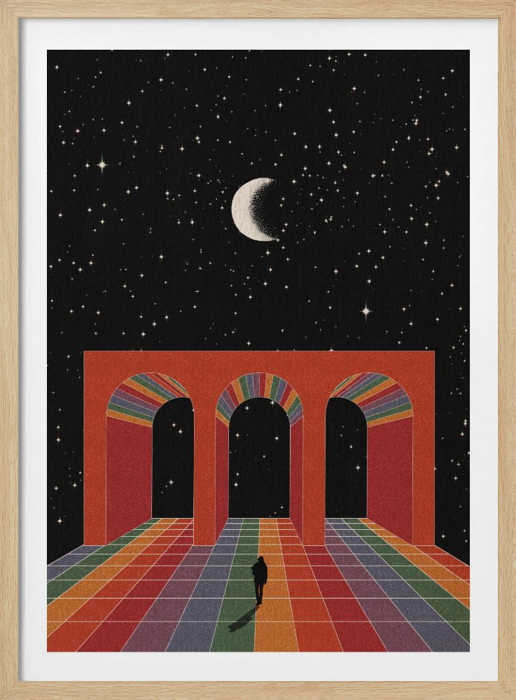 Triumphbogen im Weltraum | Poster