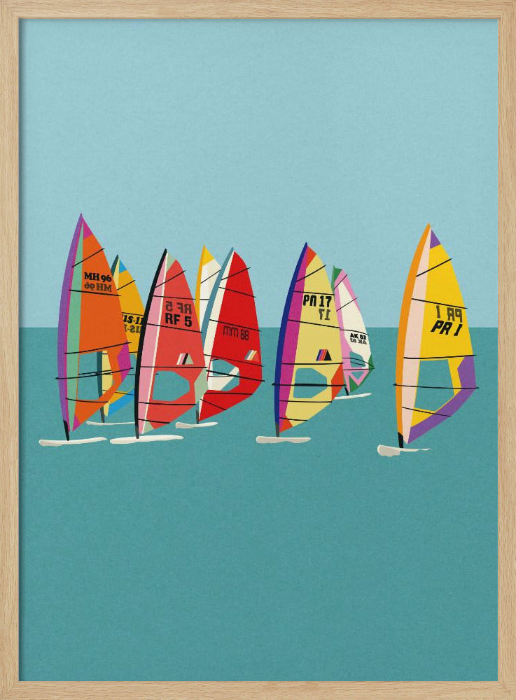 Ostsee-Windsurfen | Poster