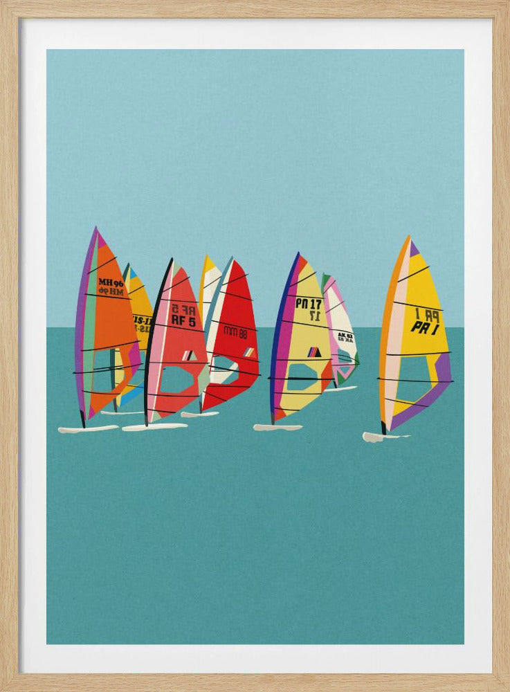 Ostsee-Windsurfen | Poster