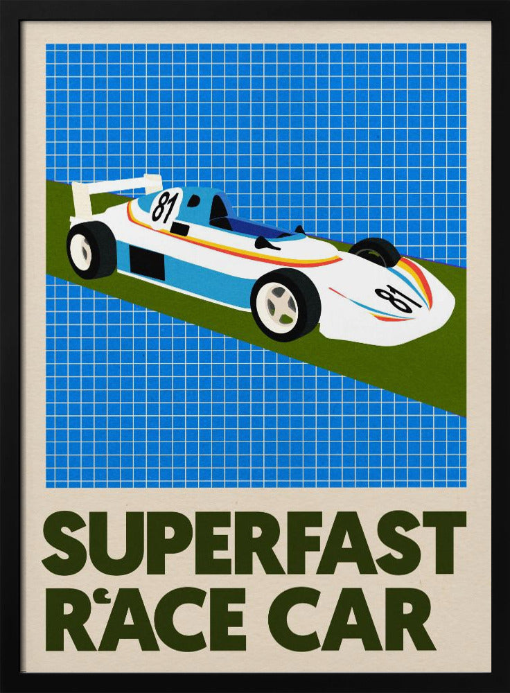 Superschnelles Rennauto | Poster
