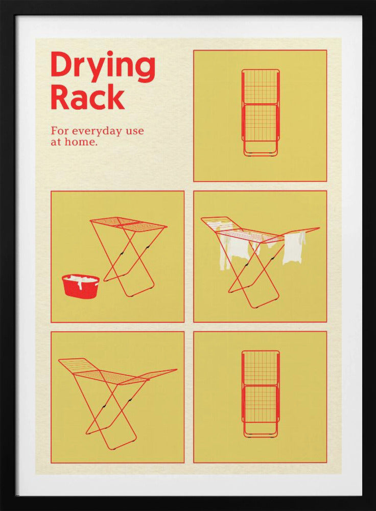 Poster Wäscheständer | Poster