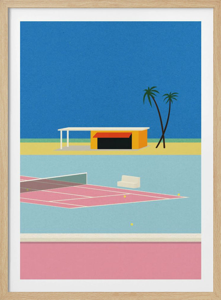 Tennis am Strand | Poster