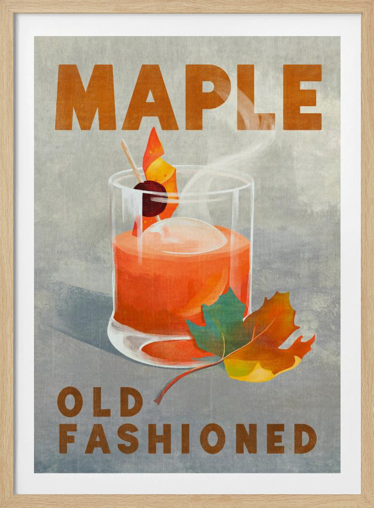 Maple Old Fashioned Cocktail | Poster