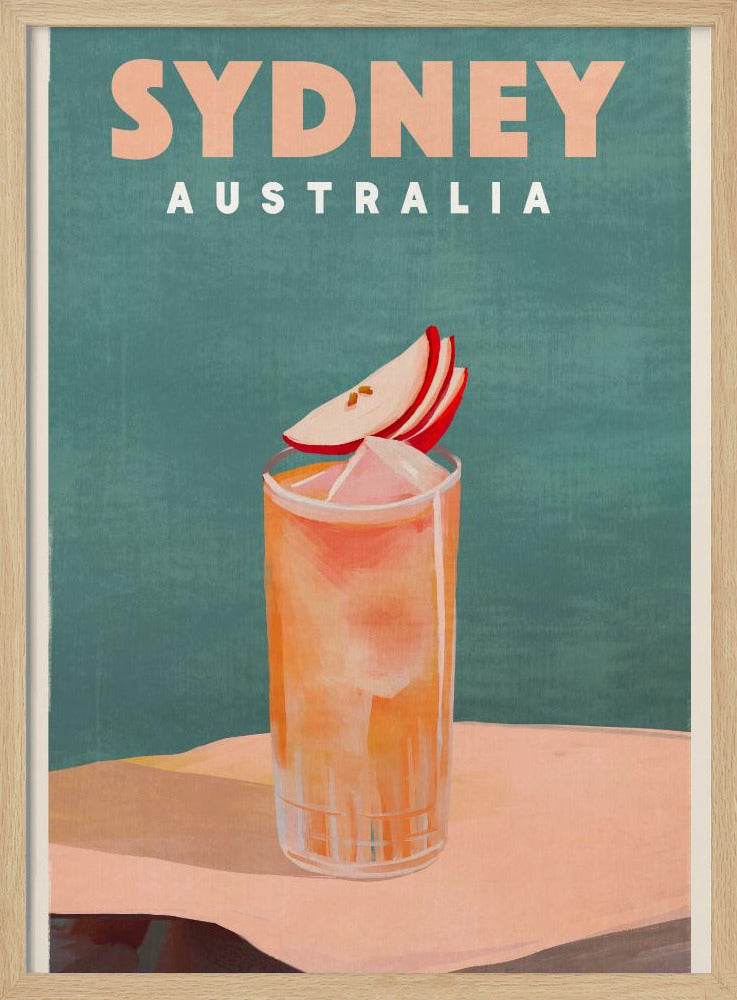 Sydney Australien Cocktail Bar Dekor | Poster