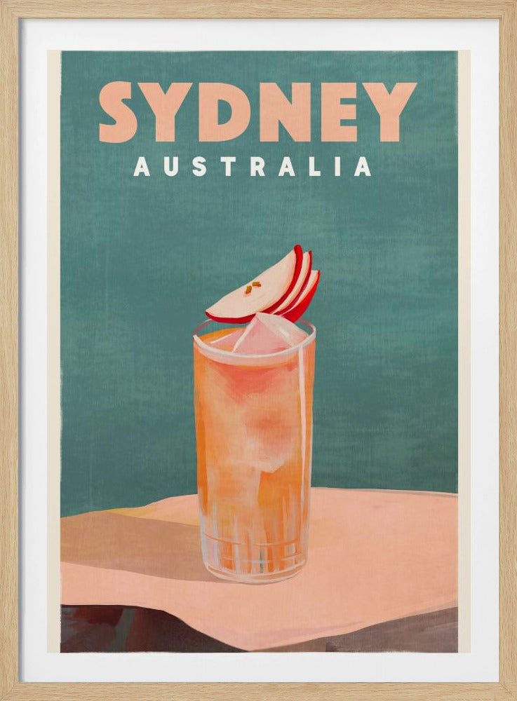 Sydney Australien Cocktail Bar Dekor | Poster