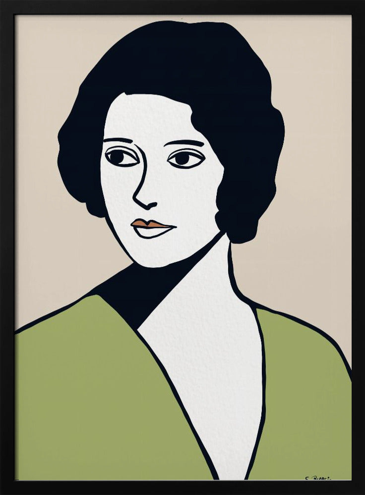 Vintage Frau | Poster