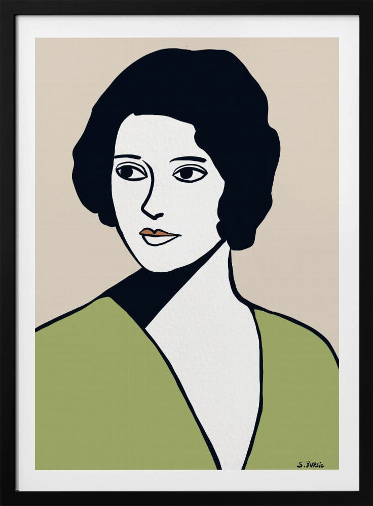 Vintage Frau | Poster