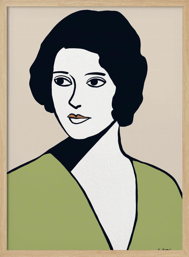 Vintage Frau | Poster