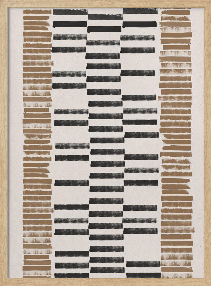 Gestreifte Harmonie | Poster