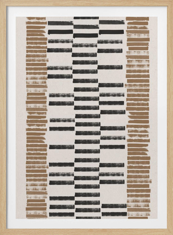 Gestreifte Harmonie | Poster