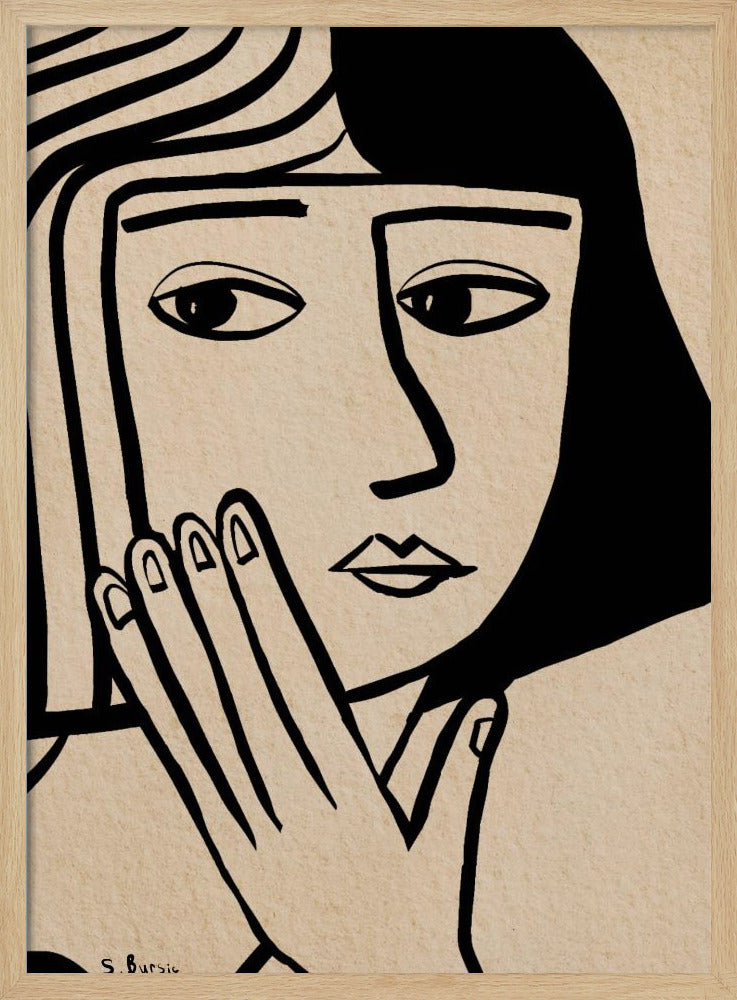 Mädchen mit dem Blick | Poster