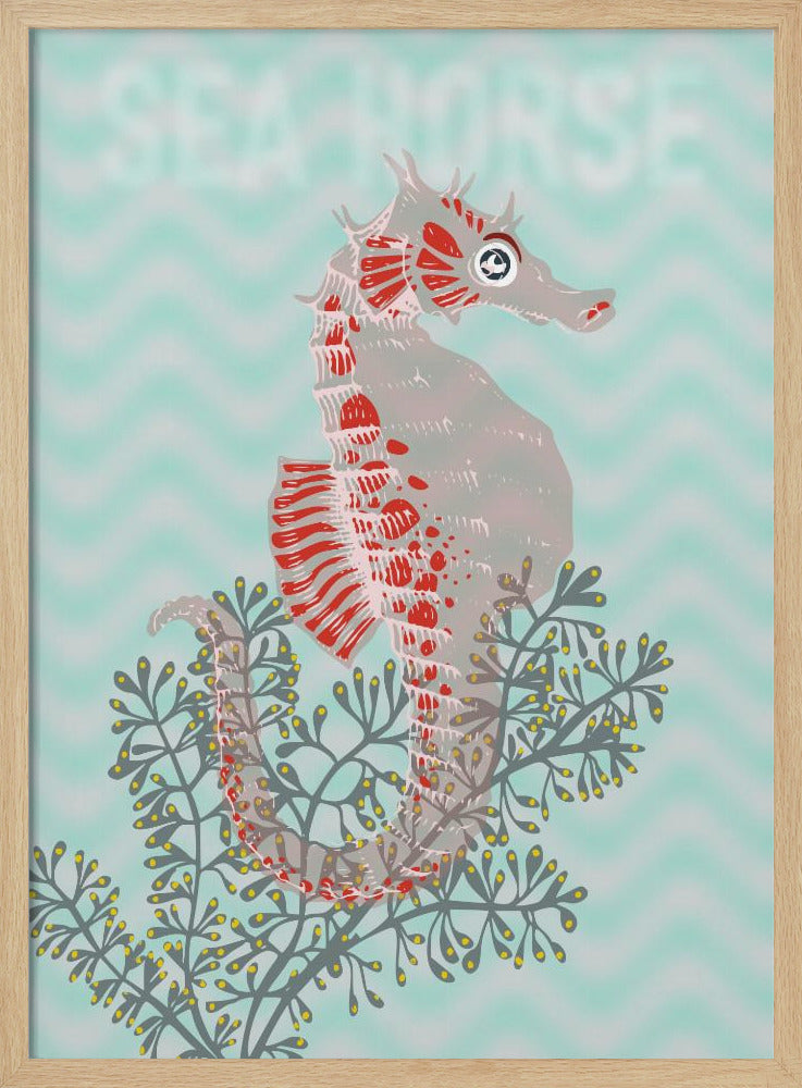 Sea life sea horse Neptune's joy | Poster