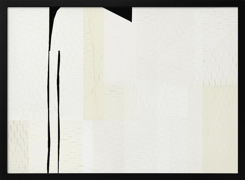 Weiße Webkunst 1 | Poster