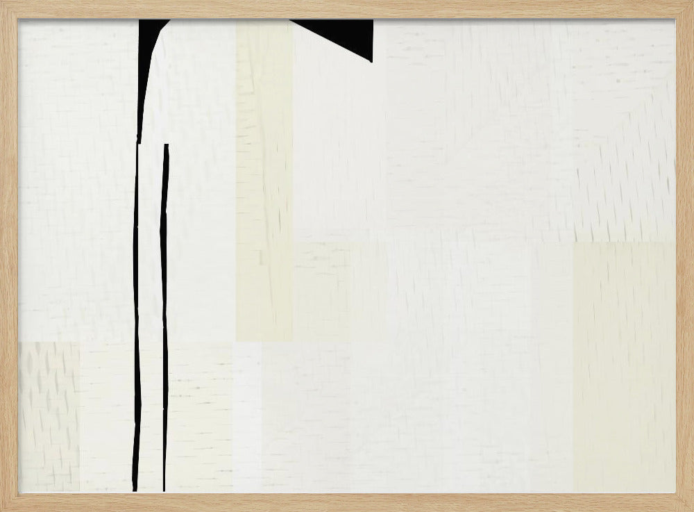 Weiße Webkunst 1 | Poster