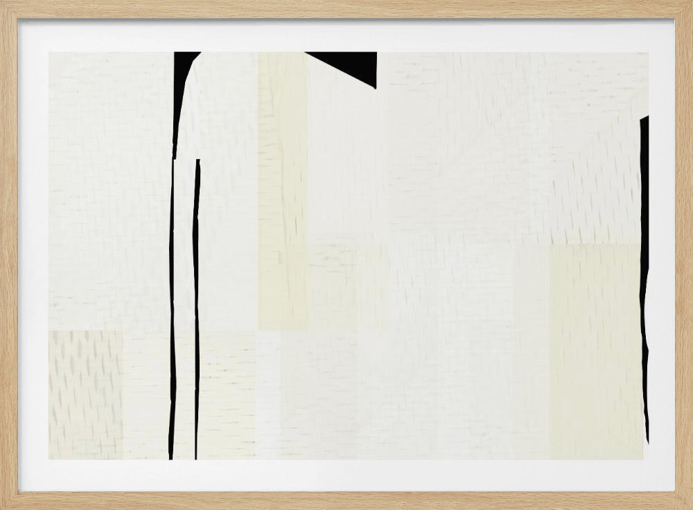 Weiße Webkunst 1 | Poster