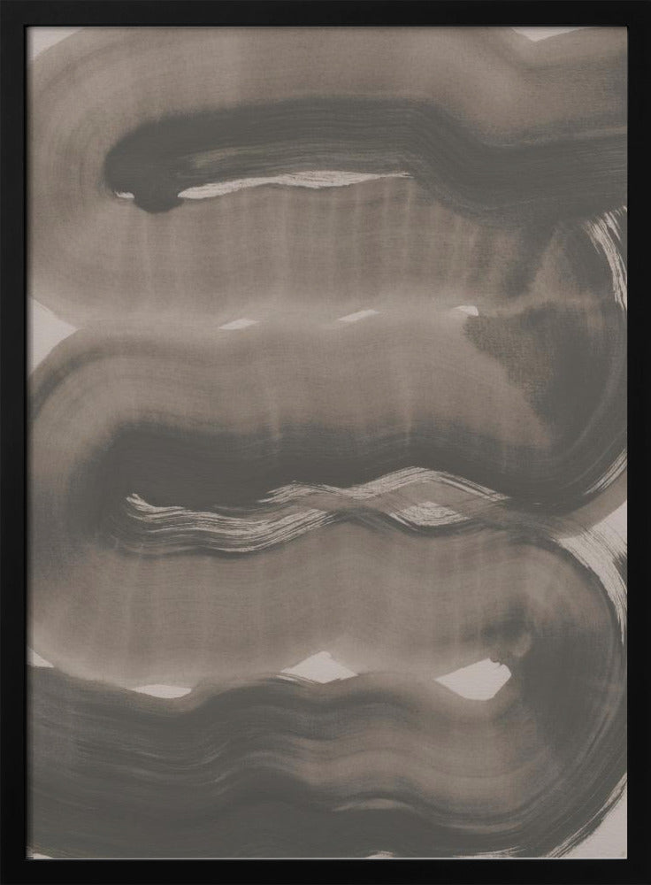 Abstract Brush Strokes 163X | Poster