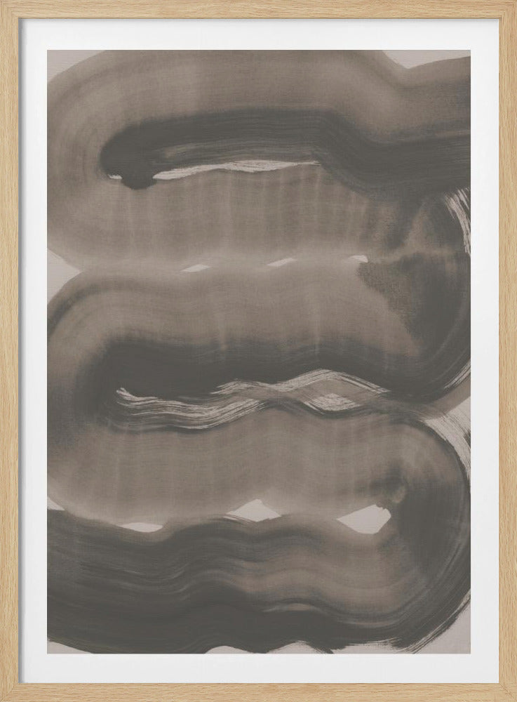 Abstract Brush Strokes 163X | Poster