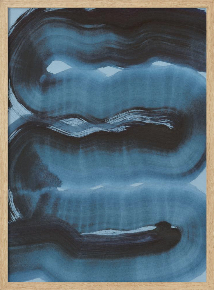 Abstrakte Pinselstriche 163 | Poster