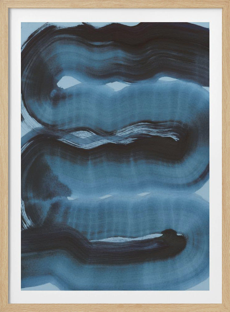 Abstrakte Pinselstriche 163 | Poster