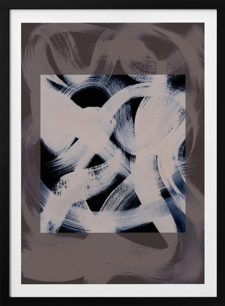 Abstract Brush Strokes 164X | Poster