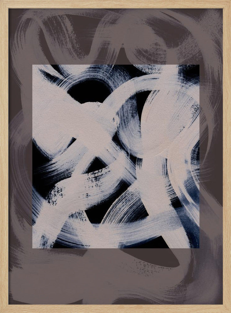 Abstract Brush Strokes 164X | Poster