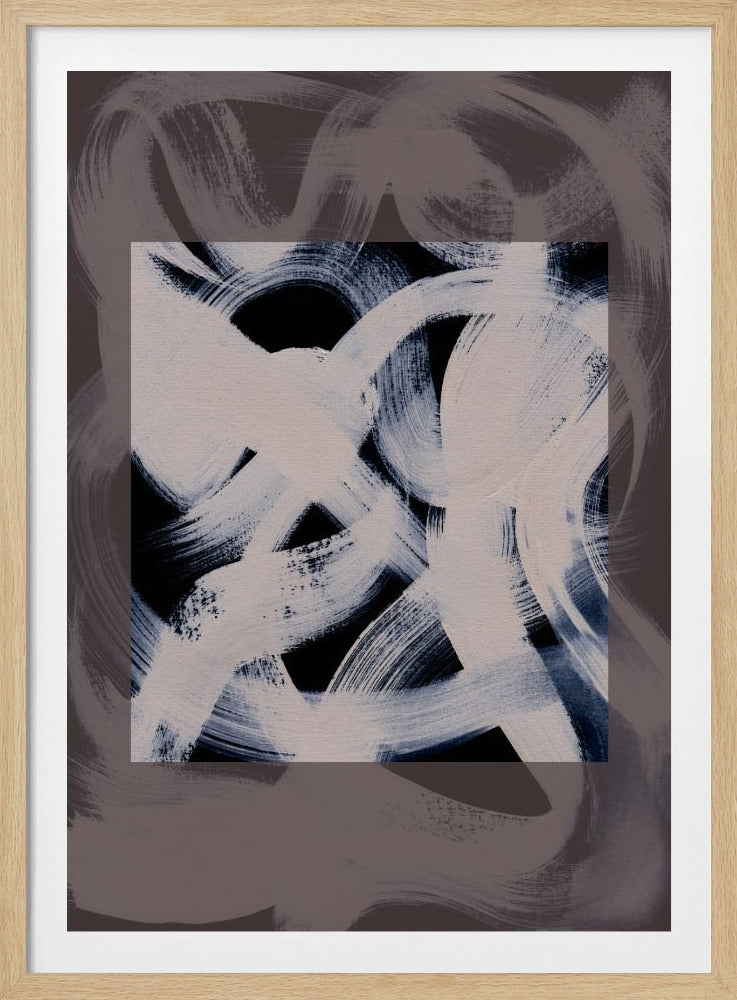 Abstract Brush Strokes 164X | Poster