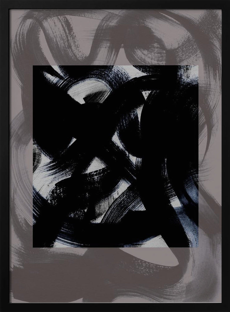 Abstract Brush Strokes 164Y | Poster