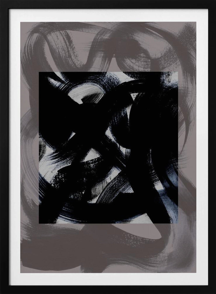 Abstract Brush Strokes 164Y | Poster